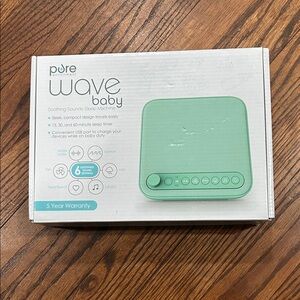 Pure Enrichment Wave Baby Sleep Machine - Mint Green